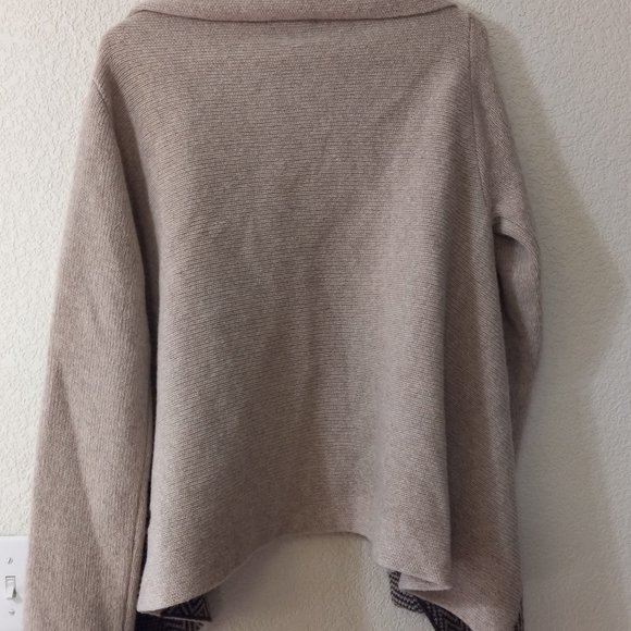 A. Ida append front wool blend sweater. Size large - Picture 6 of 8